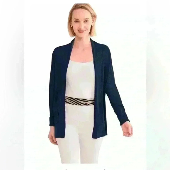 Gretchen Scott Open Front Cardigan Medium - Picture 1 of 10